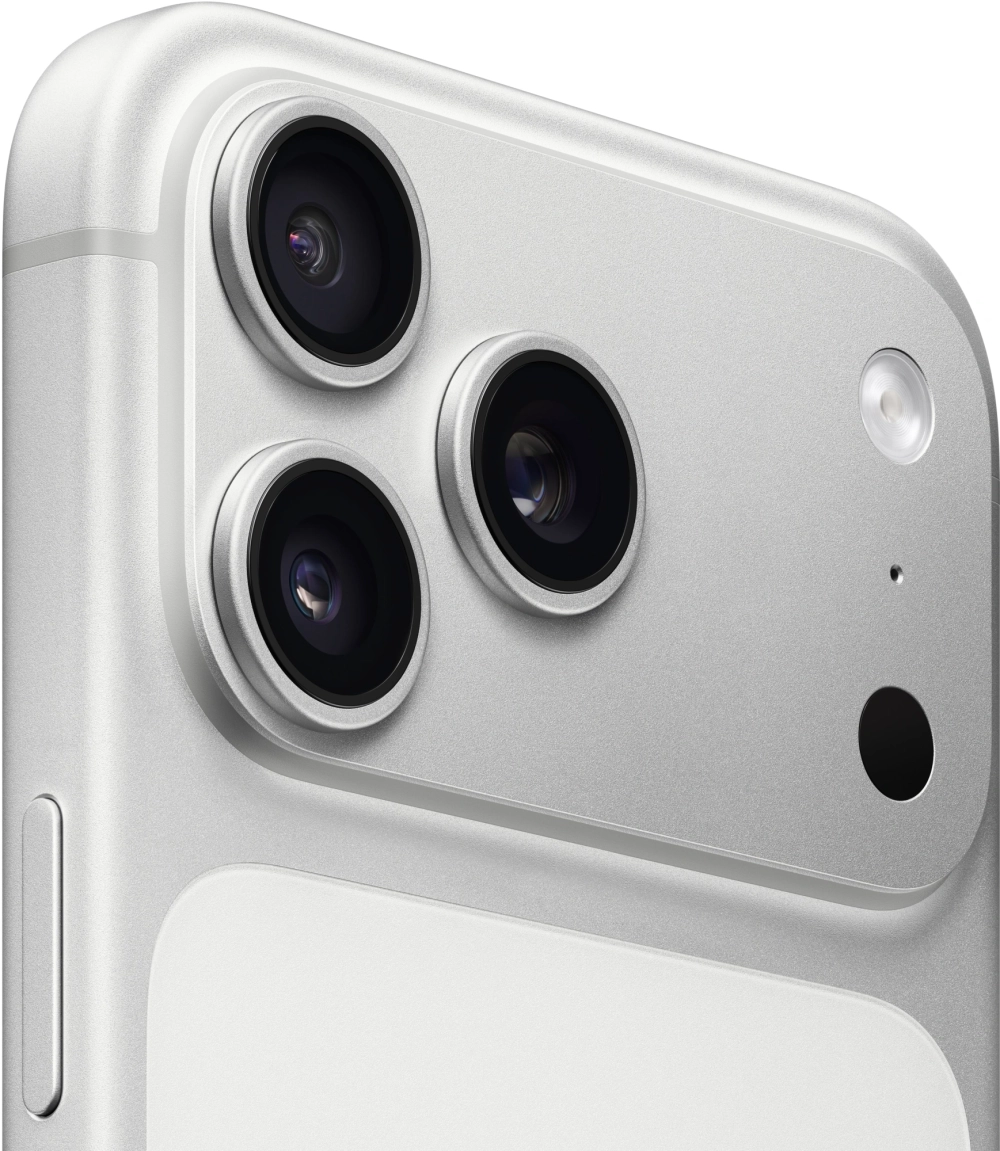 Смартфон Apple A3526 iPhone 17 Pro Max 1Tb серебристый моноблок 3G 4G 1Sim 6.9" 1320x2868 iOS 26 48Mpix 802.11 a/b/g/n/ac/ax/be NFC GPS Protect