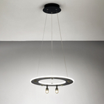 740447 Люстра DIVE LED 60W 3200LM G ЧЕРНЫЙ 3000-6000К