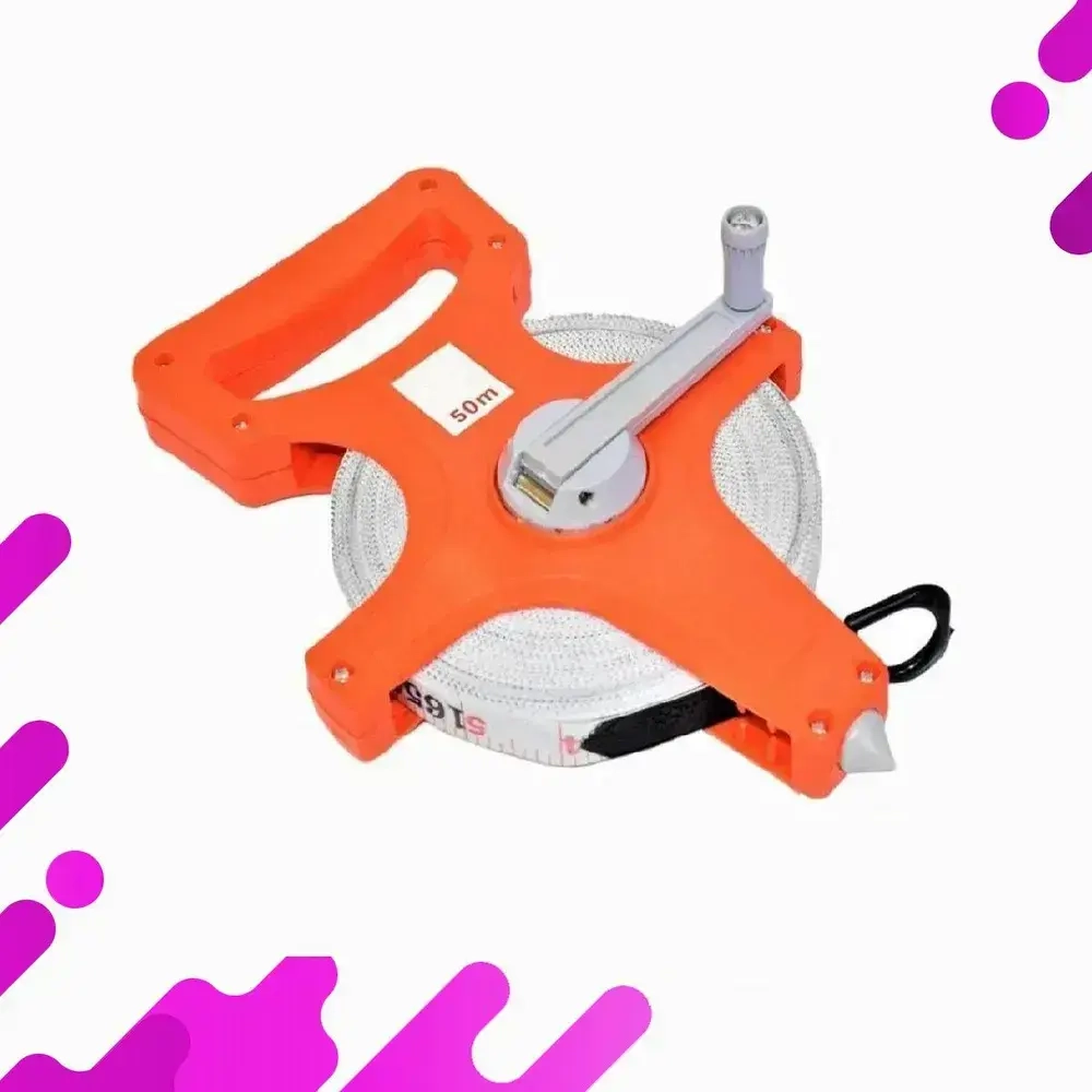 Измерительная геодезическая рулетка 50 м х 13 мм