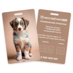 Карта Москвёнок DOGS №3 (проход + питание)