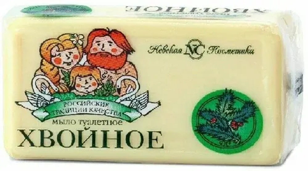 Мыло туалетное 180 гр Невская Косметика Хвойное Натуральное