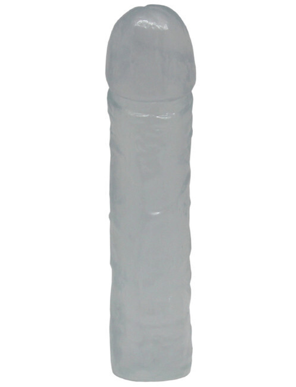Фаллоимитатор гелевый светло-голубой из серии Life (Цвет: светло-голубой)