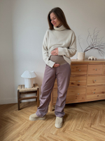 Брюки карго Snow для беременных, Кофейный