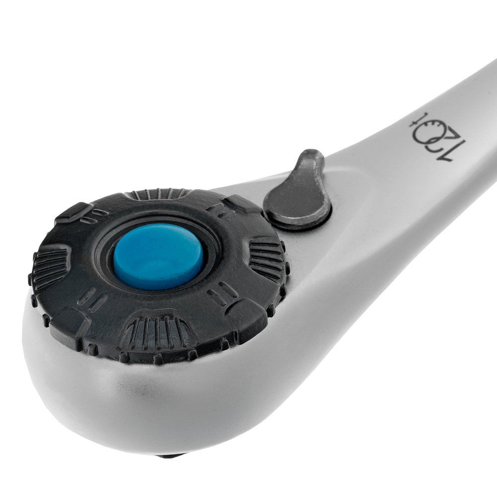 Набор торцевых головок, трещотка 120 зубьев, 1/2",3/8”, CrV, 36 предметов Gross