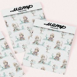 Ткань поплин юный стрелец из лука