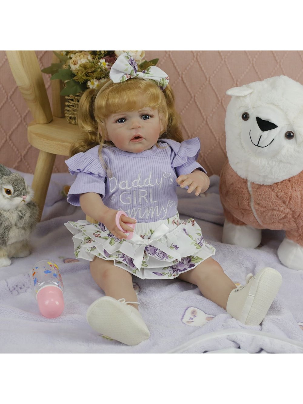 Кукла Реборн мягконабивная LifeReborn 60см (LR-018)