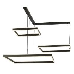 Citilux Дуэт CL719K311 LED Люстра подвесная с пультом Чёрная