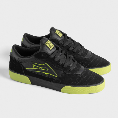 Кеды Lakai Cambridge x Haze Wheels: Acid Lime Black Crystal (Q4-25)