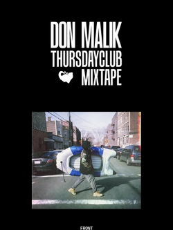 Альбом DON MALIK - THURSDAYCLUB MIXTAPE
