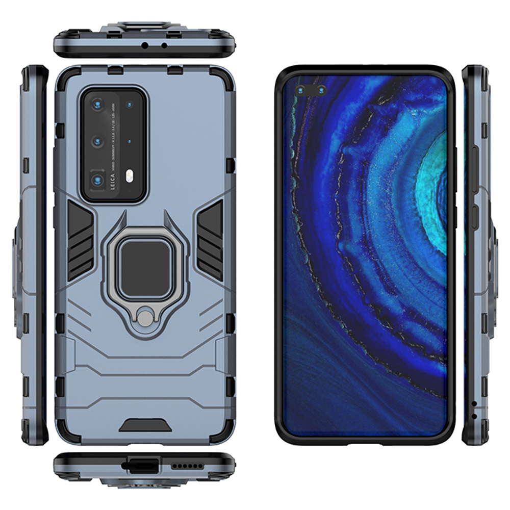 Противоударный чехол с кольцом Panther Case для Huawei P40 Pro+