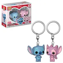 Брелок Funko POP! Keychain: Disney: Lilo & Stitch: 2PK Stitch & Angel 36370-PDQ