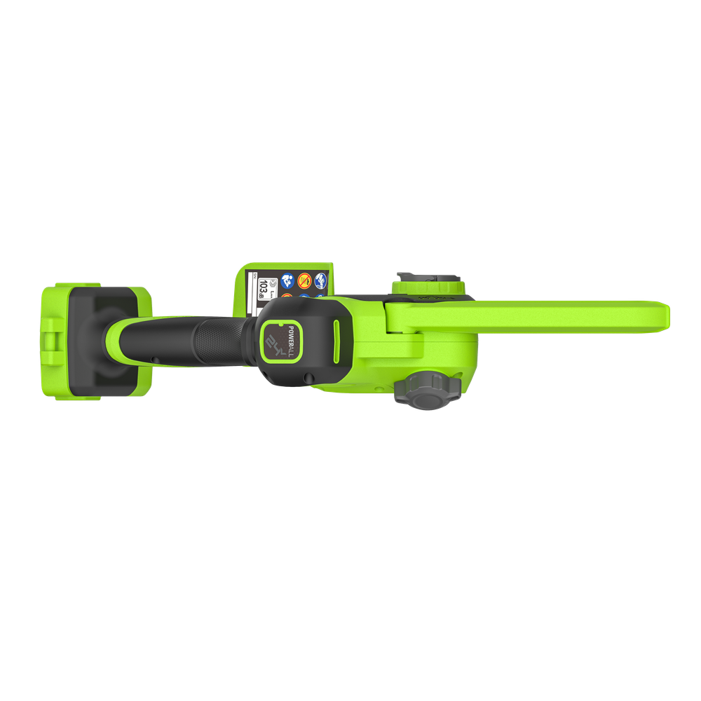 Цепная мини пила аккумуляторная Greenworks CS2410A, 24V, 10см, бесщёточная, с автоматической смазкой цепи, c 1хАКБ 2Ач и ЗУ (CS2410AUA)