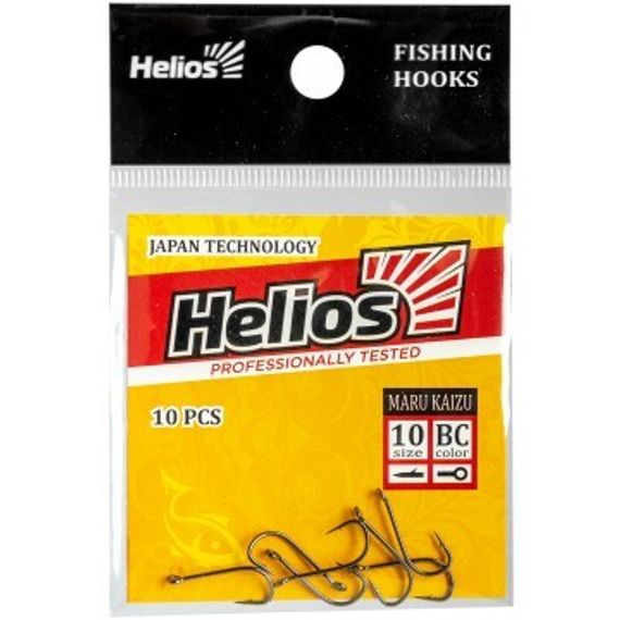 Крючок Maru kaizu №10 цвет BC (10шт) Helios (HS-MK-10)