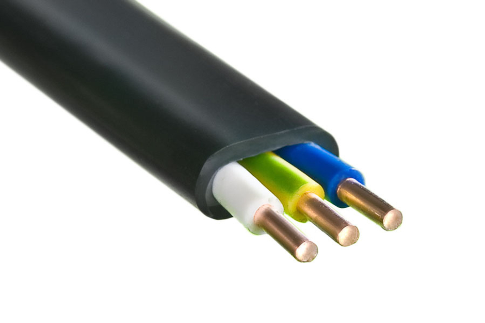 Кабель ВВГ-П нг-LS 3х2,5мм² (100м)