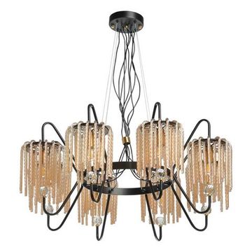 Подвесная люстра 8*Е14 443010908 чёрный Лавиния MW-Light