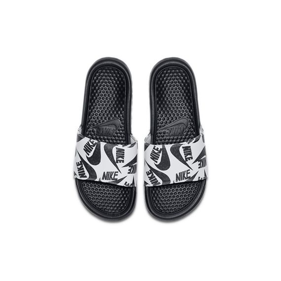 Nike Benassi JDI Floral 'Black White'