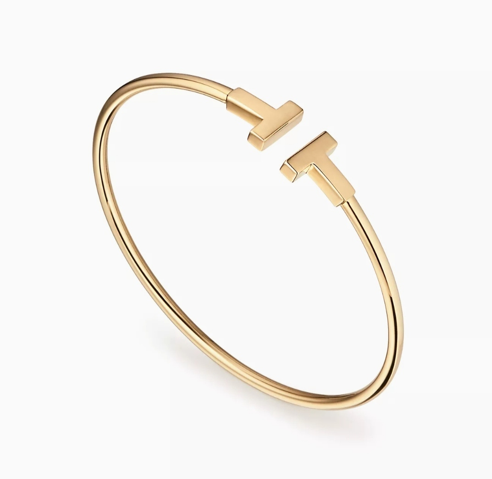 Браслет из золота 18 к (750 проба) , Tiffany, коллекция T 💠Единственный в наличии