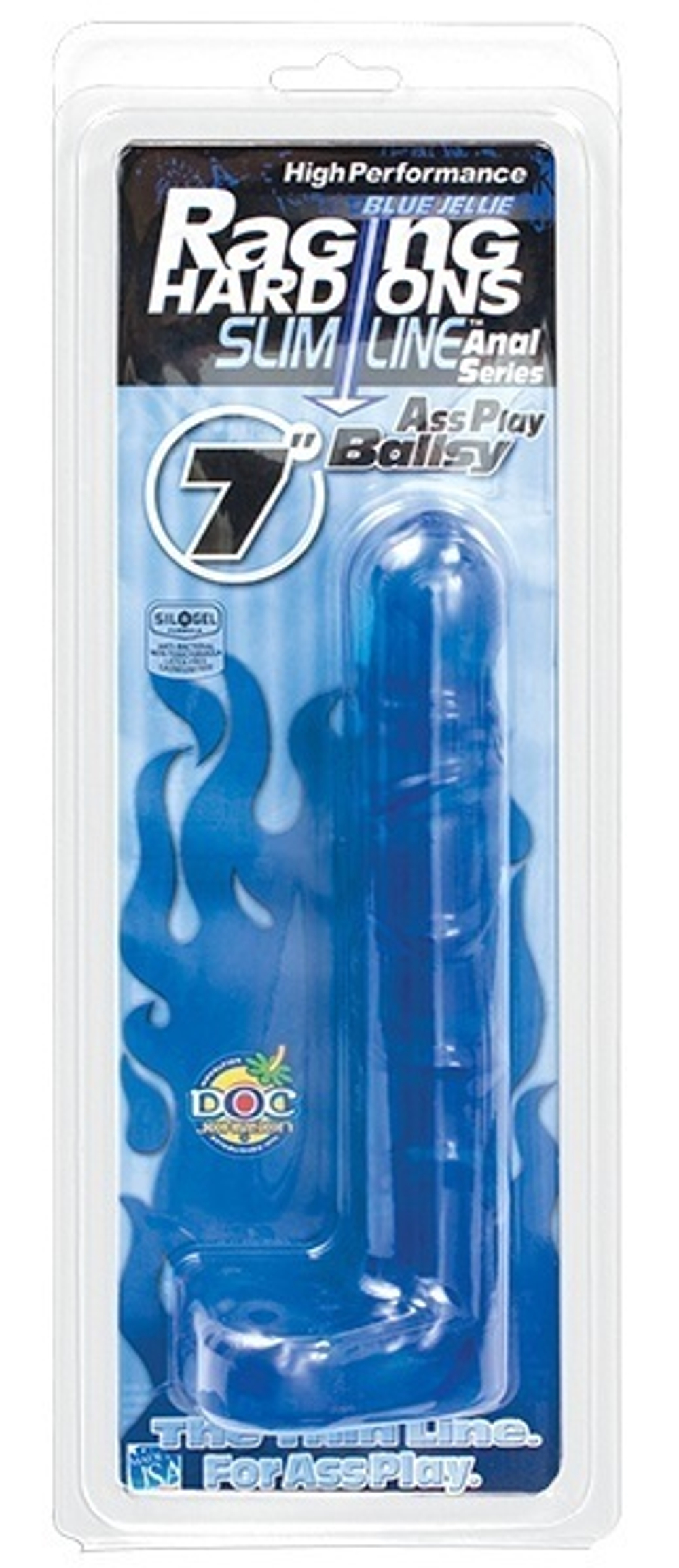 Стимулятор синий анальный RAGING HARD-ONS