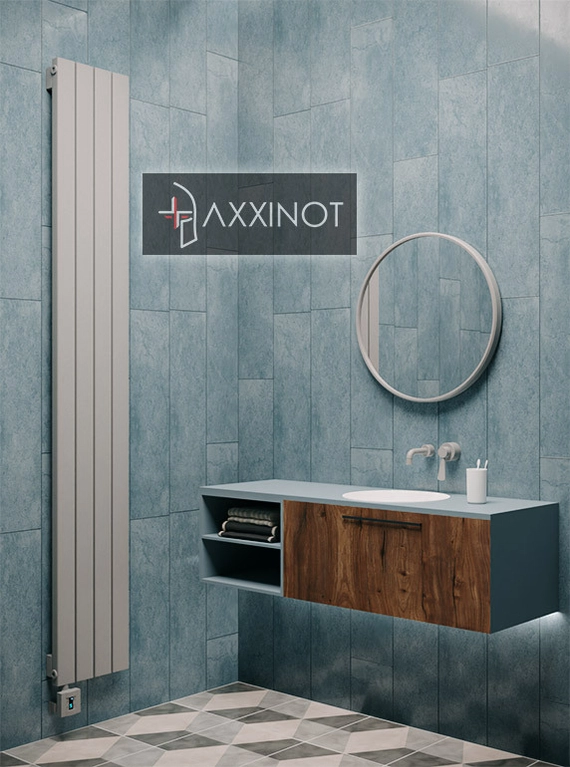 Axxinot Adero VE 1250 - вертикальный электрический трубчатый радиатор высотой 1250 мм