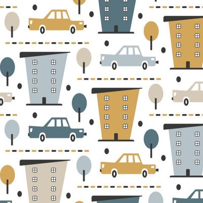 Buy fabric city cars scandinavian style
