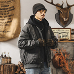 Мужская пуховая куртка из двух частей в стиле американского ретро, зимнее утолщенное пальто с капюшоном из 90% белого утиного пуха, морозостойкое и теплое.