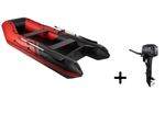 Броня-320 СК красный-черный + PARSUN T 9.8 BMS (комплект лодка + мотор)