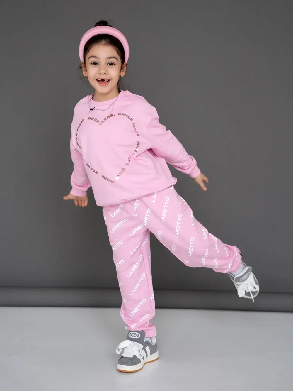 Брюки для девочки, розовые