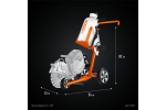KRAFTOOL тележка с баком для бензорезов (K-003)