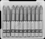 KRAFTOOL X-Drive PH 2 , 50 мм, 10 шт, Торсионные биты (26121-2-50-10)