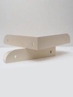 Комплект угловых полок. 2 штуки 25*25 см