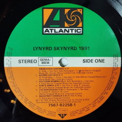 Винтажная виниловая пластинка LP Lynyrd Skynyrd 1991 (Germany 1991)