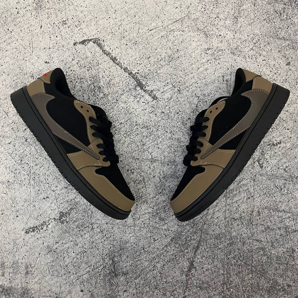 Кроссовки Nike Air Jordan 1 Low Travis Scott Coffee