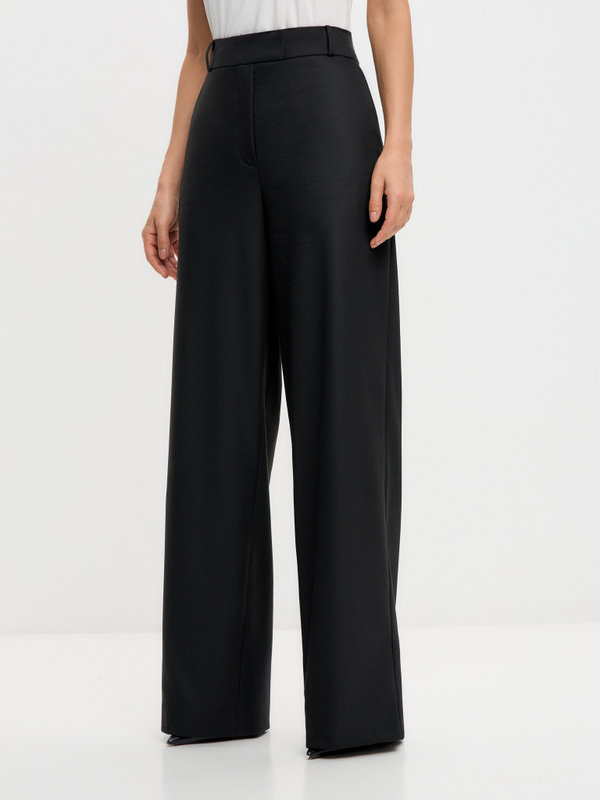 Брюки прямые шерл