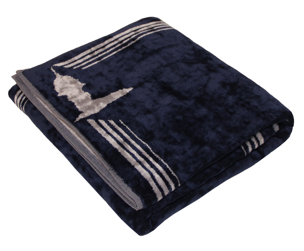 Полотенце пляжное 95х150 Trussardi Frame 002 blue