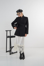 Платье атласное с кружевом LUMA