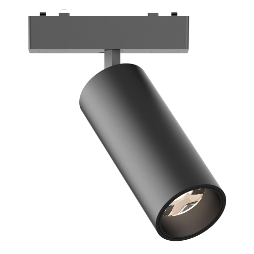 ST677.436.18 Магнитный трековый светильник Черный LED 1*18W 3000K 1 060Lm Ra>90 IP20 D55xH135 48V