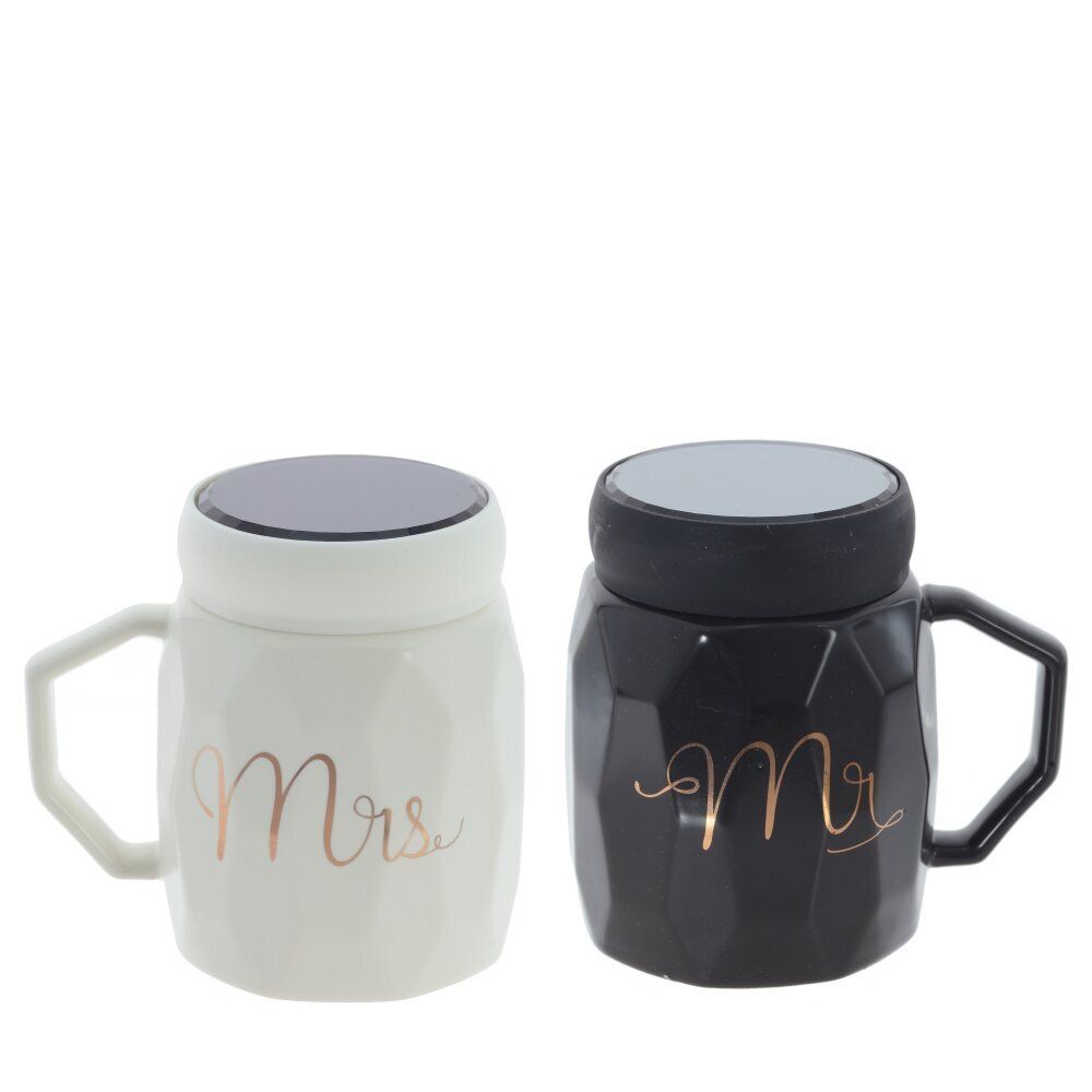 GAEM Набор из 2-х кружек с крышкой, 500 мл, L12 W8,5 H11,5 см