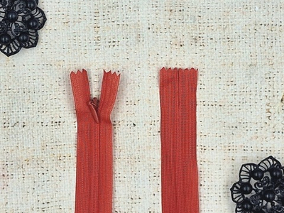 Молния потайная, L 50 см, арбузный