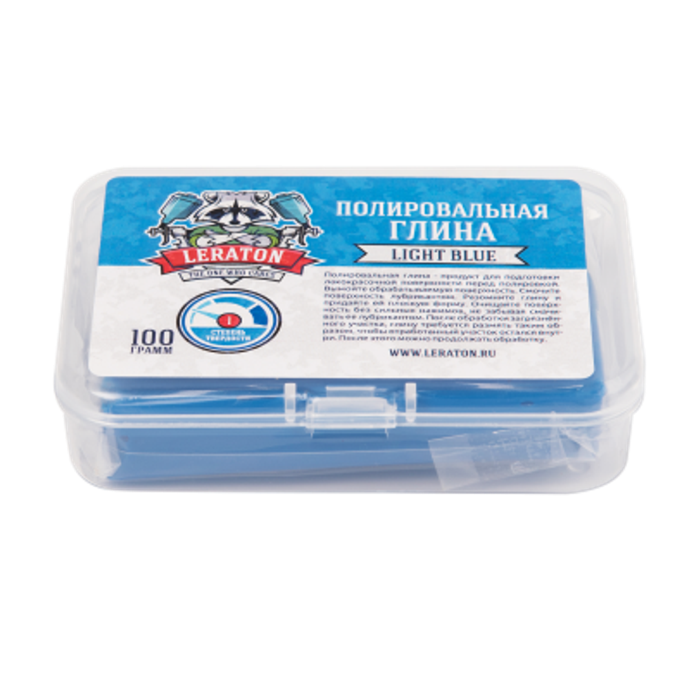LERATON CL1 Глина неабразивная полировальная (голубая) 100г.