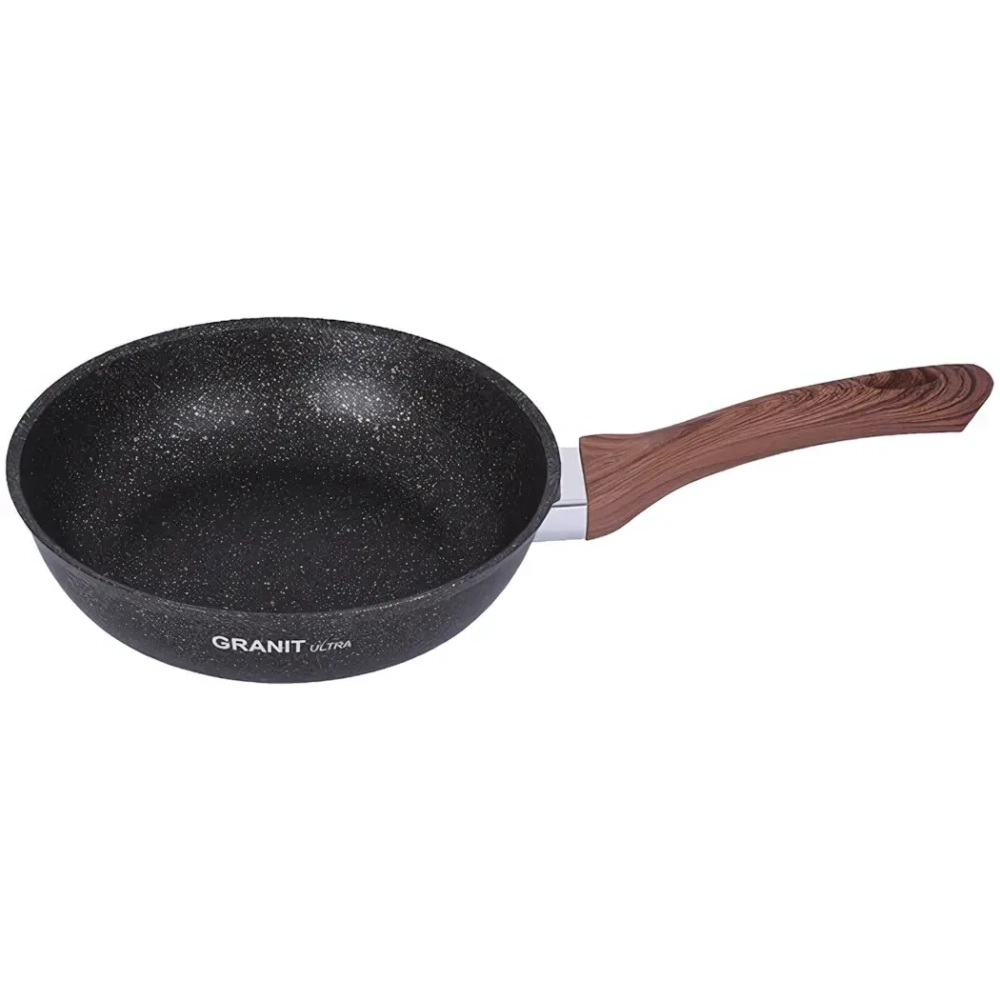 Сковорода 22*6см «Granit ultra» (original) с ручкой сго220а