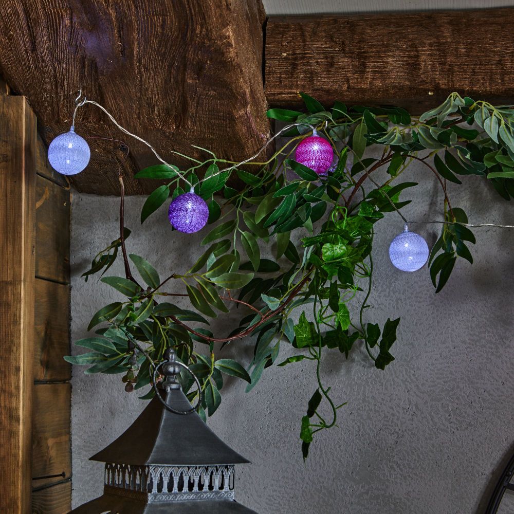 ULD-S0200-010-STB-2AA WHITE IP20 TANGLES-1 Гирлянда светодиодная Клубки. на батарейках 2AA не в-к. 2м. 10 светодиодов. Белый свет. Провод прозрачный. TM Uniel