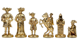 Manopoulos Шахматы бронзовые Рыцари Средневековья