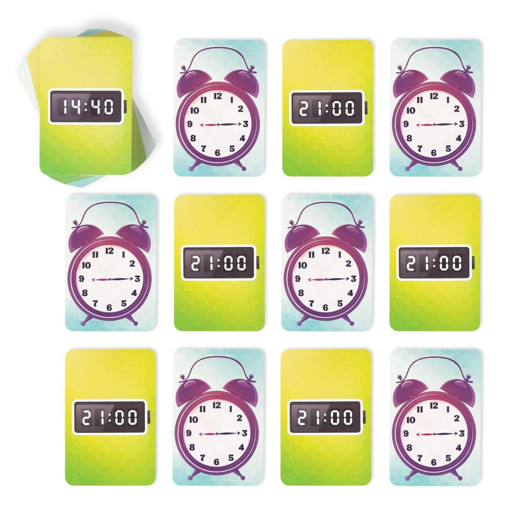 Настольная игра «Который час», развивающая, 4+