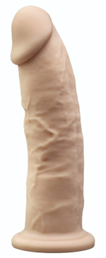 Телесный вибростимулятор-реалистик Model 2 - 17,5 см. (Цвет: телесный)