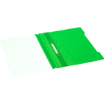 Папка-скоросшиватель пластик. Attache Economy, А4, 120мкм, зелёная с прозр. верхом
