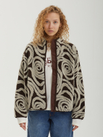 Женская Куртка Swirls Jacquard Zip