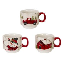 GAEM Набор из 3-х чашек на подставке (3x400 мл), L14,5 W12,5 H23 см