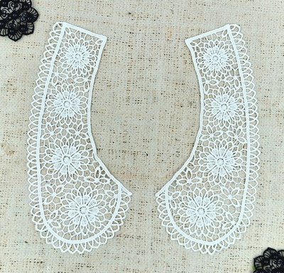 Воротник, р. 22х9 см, молочный