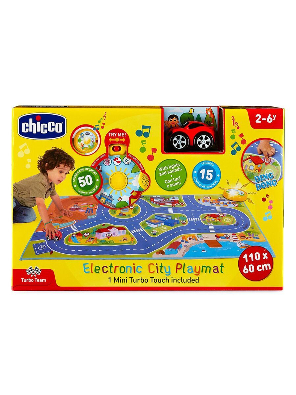 Chicco: Игровой коврик Город 2г+