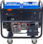 Генератор дизельный с воздушным охлаждением ТСС SDG 6000 EH3A открытая 077016